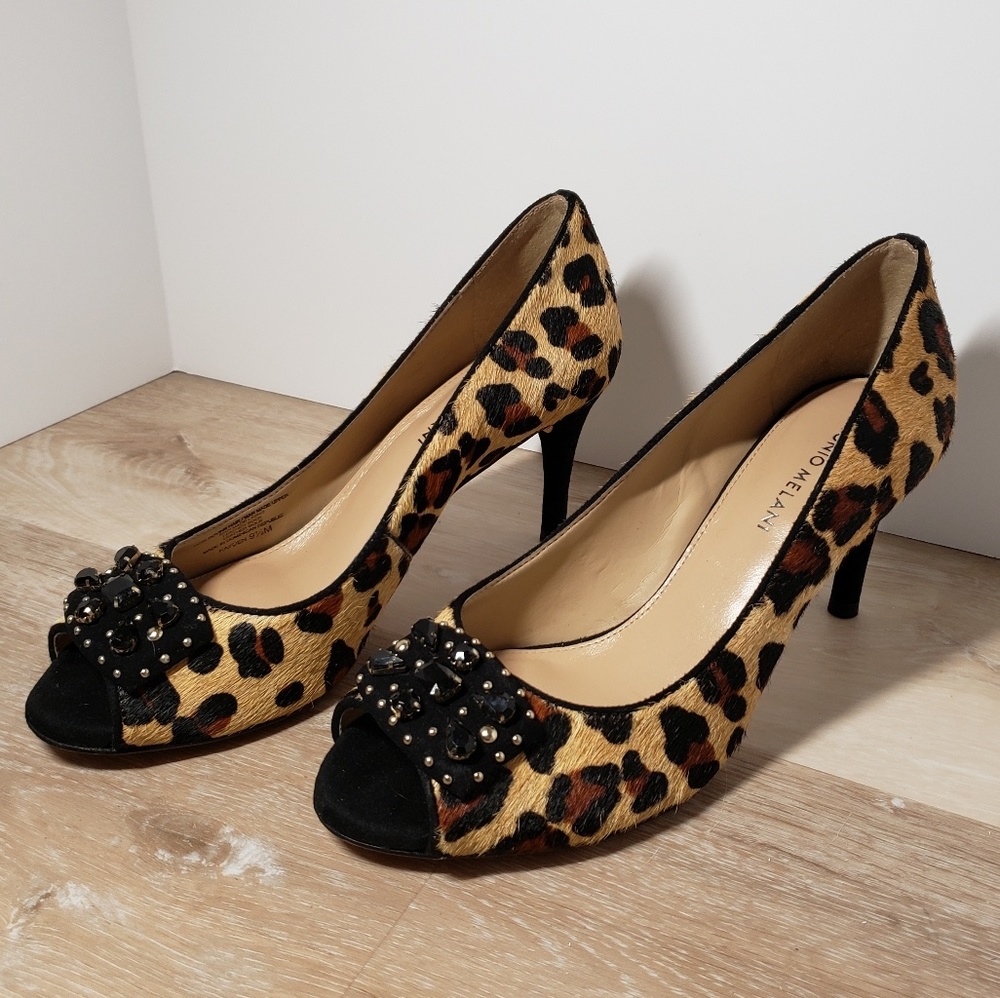 Antonio Milani Leopard Heels